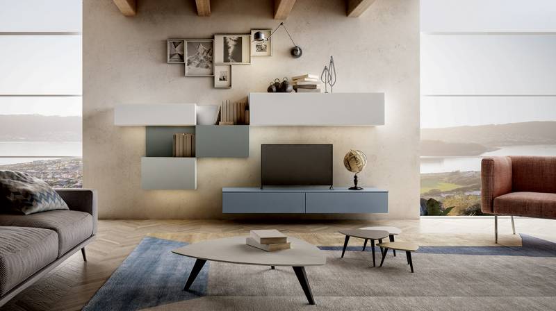 mobilier living style italien haut de gamme avec installation sur mesure à St Cyr dans le 83